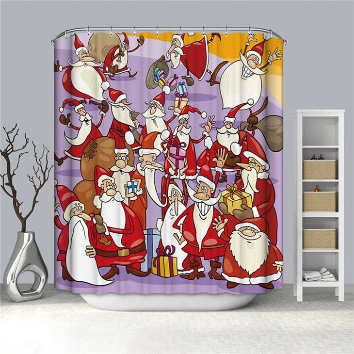 red paisley shower curtain