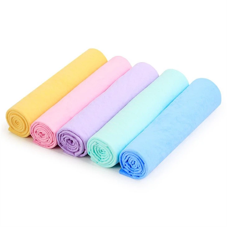 Wholesale Pva Imitated Deerskin Towel Absorbent Cleaning Car Wash Towel Suede Towel Pet Deerskin Towel Large Thickened
