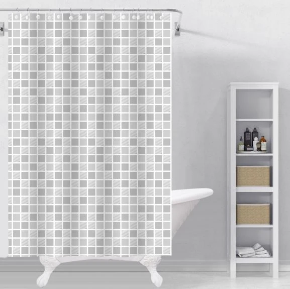 Color Block Shower Curtain best